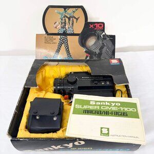 VTG 1974 Sankyo Super CME-1100 Super 8 Movie Camera Macro Hi-Focus 10x Zoom
